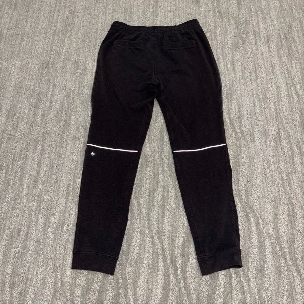 Lululemon City Sweat Jogger Black Logo Pockets Gym Training Men’s Sz L